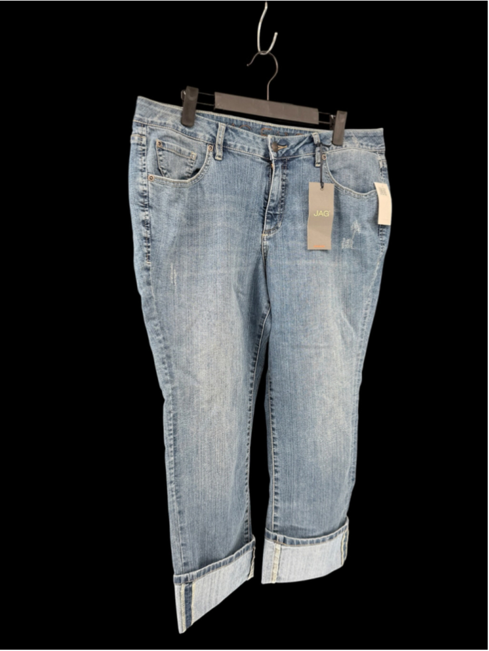 Women's JAG Cropped Jeans Blue Size 16